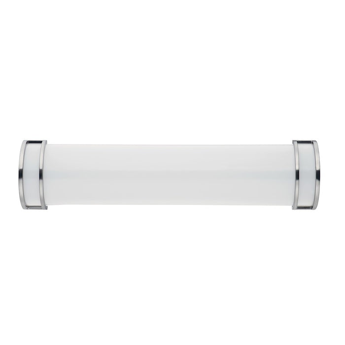 Maxim Lighting Linear LED 1-Light Bath Vanity, Nickel/White