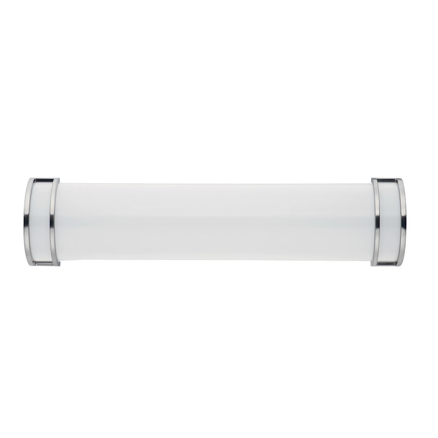 Maxim Lighting Linear LED 1-Light Bath Vanity, Nickel/White
