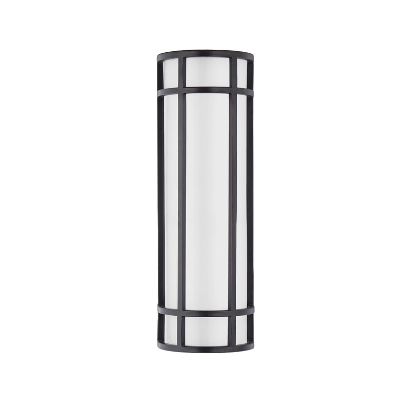 Maxim Lighting Moon Ray LED 1-Light Outdoor Sconce, Bronze/White