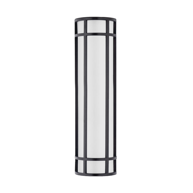 Maxim Lighting Moon Ray LED 1-Light Outdoor Sconce, Bronze/White