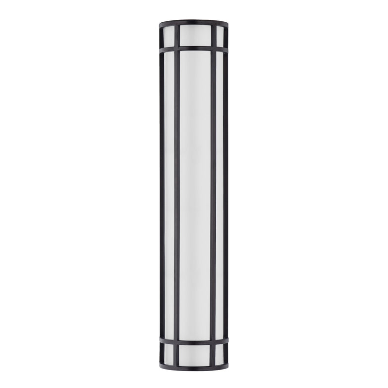 Maxim Lighting Moon Ray LED 1-Light Outdoor Sconce, Bronze/White