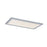 Maxim Lighting Sky/5CCT 1Lt 1' x 2' LED 12" Flush, Aluminum/White - 55761WTAL