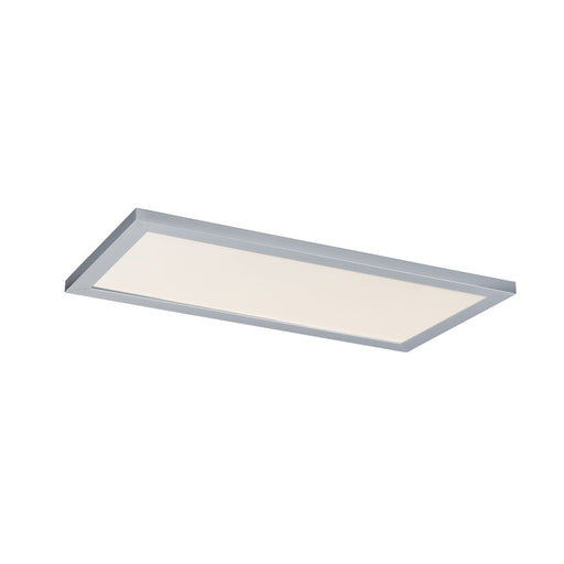 Maxim Lighting Sky/5CCT 1Lt 1' x 2' LED 12" Flush, Aluminum/White - 55761WTAL