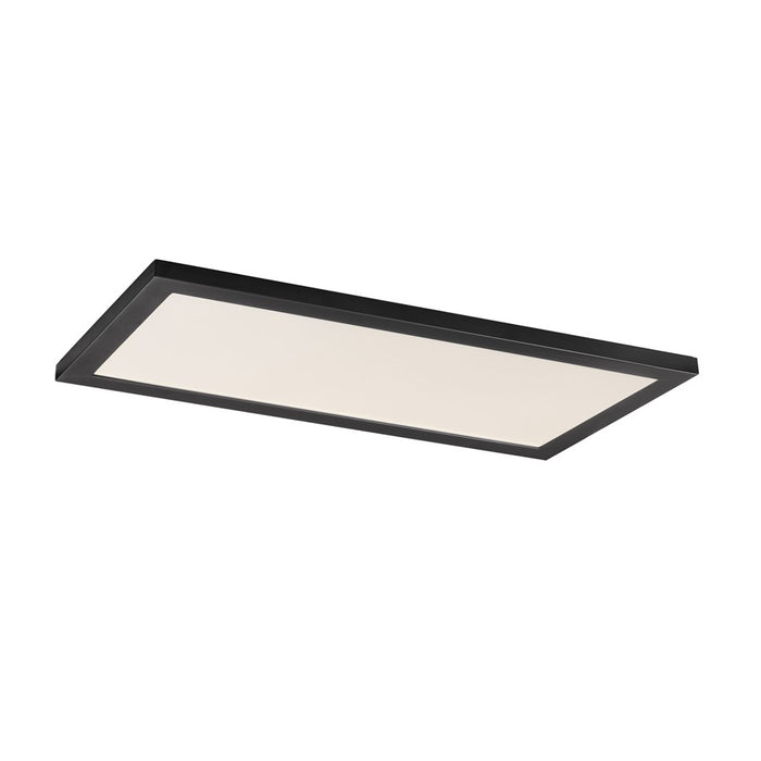 Maxim Lighting Sky/5CCT 1Lt 1' x 2' LED 12" Flush Mount, Black/White - 55761WTBK