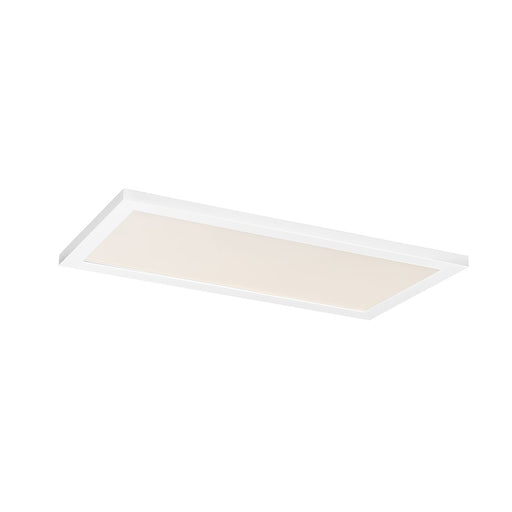 Maxim Lighting Sky/5CCT 1Lt 1' x 2' LED 12" Flush Mount, White/White - 55761WTWT