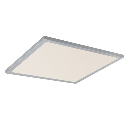 Maxim Lighting Sky/5CCT 1Lt 2' x 2' LED 24" Flush, Aluminum/White - 55762WTAL