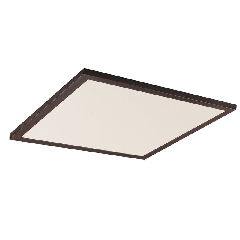 Maxim Lighting Sky/5CCT 1Lt 2' x 2' LED 24" Flush, Bronze/White