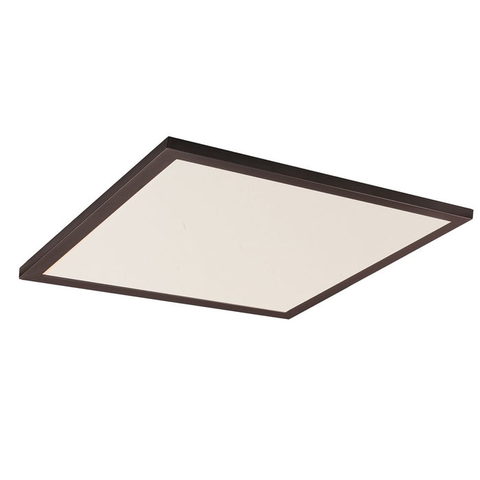 Maxim Lighting Sky/5CCT 1Lt 2' x 2' LED 24" Flush, Bronze/White - 55762WTBZ