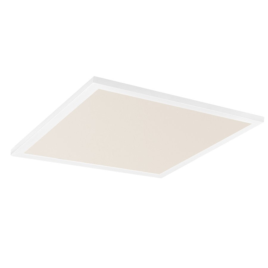 Maxim Lighting Sky/5CCT 1Lt 2' x 2' LED 24" Flush Mount, White/White - 55762WTWT