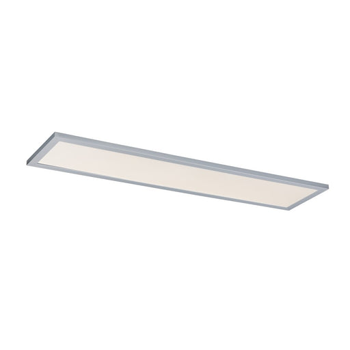 Maxim Lighting Sky/5CCT 1Lt 1' x 4' LED 12" Flush, Aluminum/White - 55764WTAL