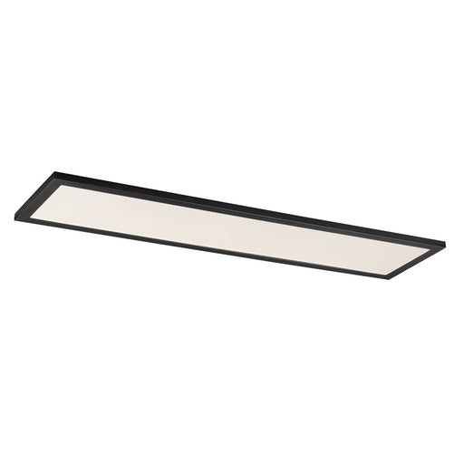 Maxim Lighting Sky/5CCT 1Lt 1' x 4' LED 12" Flush Mount, Black/White - 55764WTBK