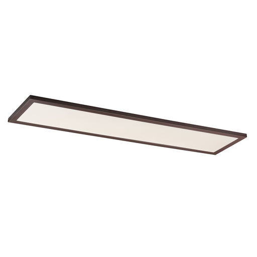 Maxim Lighting Sky/5CCT 1Lt 1' x 4' LED 12" Flush, Bronze/White - 55764WTBZ