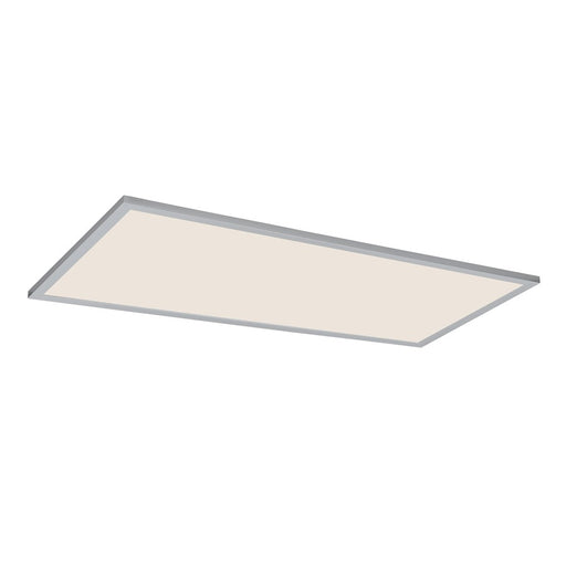 Maxim Lighting Sky/5CCT 1Lt 2' x 4' LED 24" Flush, Aluminum/White - 55766WTAL