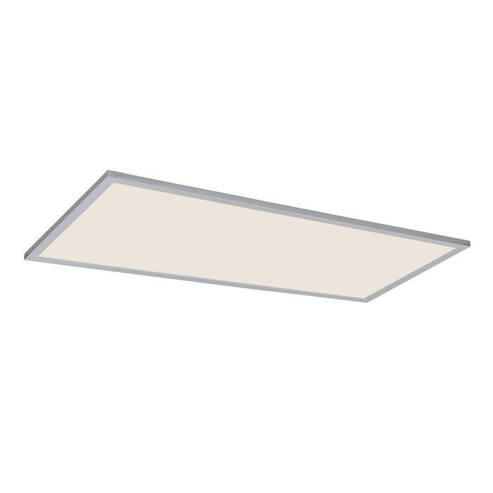 Maxim Lighting Sky/5CCT 1Lt 2' x 4' LED 24" Flush, Aluminum/White - 55766WTAL