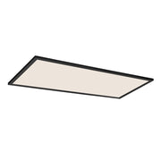 Maxim Lighting Sky/5CCT 1Lt 2' x 4' LED 24" Flush Mount, Black/White - 55766WTBK