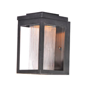 Maxim Lighting 10' x 6' Salon LED 1 Light Outdoor Wall, Black Ribbed