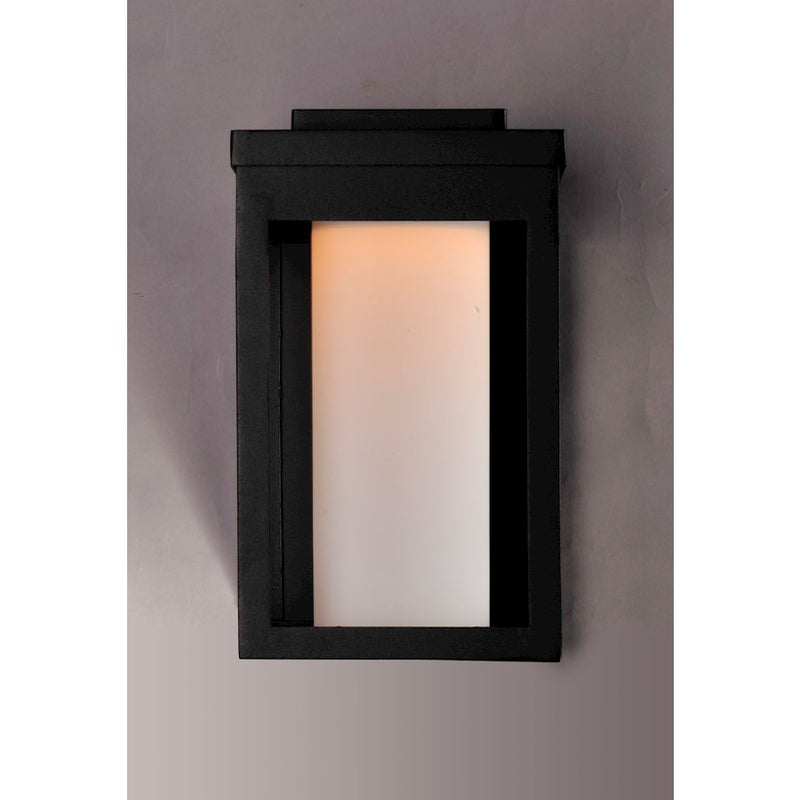 Maxim Lighting 10' x 6' Salon LED 1 Light Outdoor Wall, Black/White