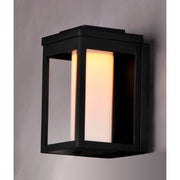 Maxim Lighting 10' x 6' Salon LED 1 Light Outdoor Wall, Black/White