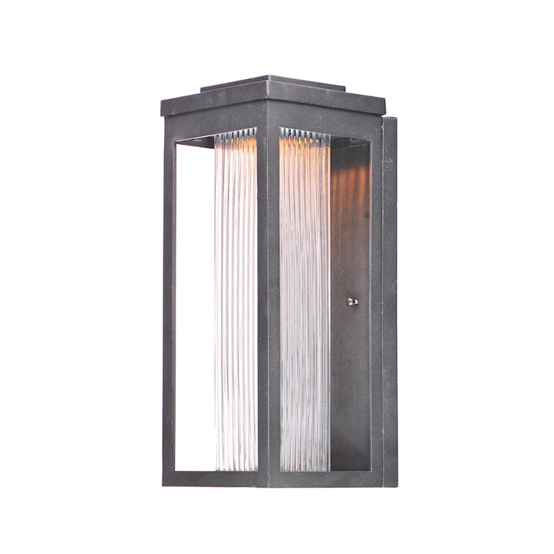 Maxim Lighting 15' x 6' Salon LED 1 Lt Outdoor Wall, Black/Clear