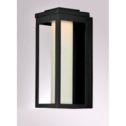 Maxim Lighting 15' x 6' Salon LED 1 Lt Outdoor Wall, Black/White