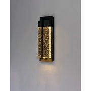 Maxim Lighting Cascade LED Medium Outdoor Wall Sconce, Black