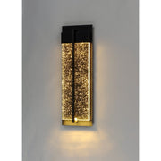 Maxim Lighting Cascade LED Large Outdoor Wall Sconce, Black
