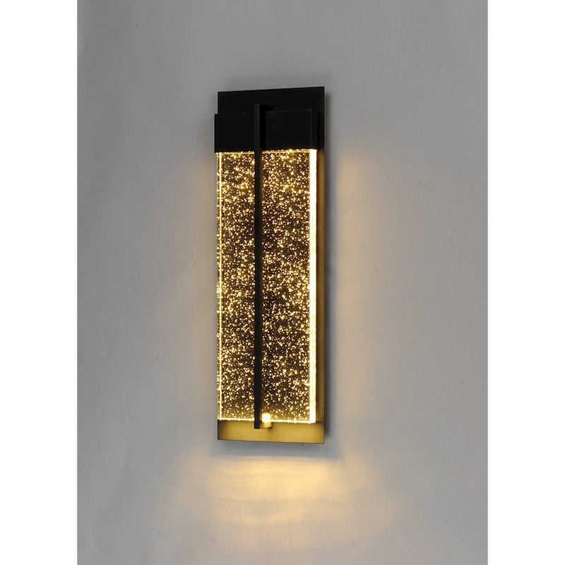 Maxim Lighting Cascade LED Large Outdoor Wall Sconce, Black