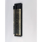 Maxim Lighting Cascade LED Large Outdoor Wall Sconce, Black