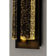 Maxim Lighting Cascade LED Large Outdoor Wall Sconce, Black
