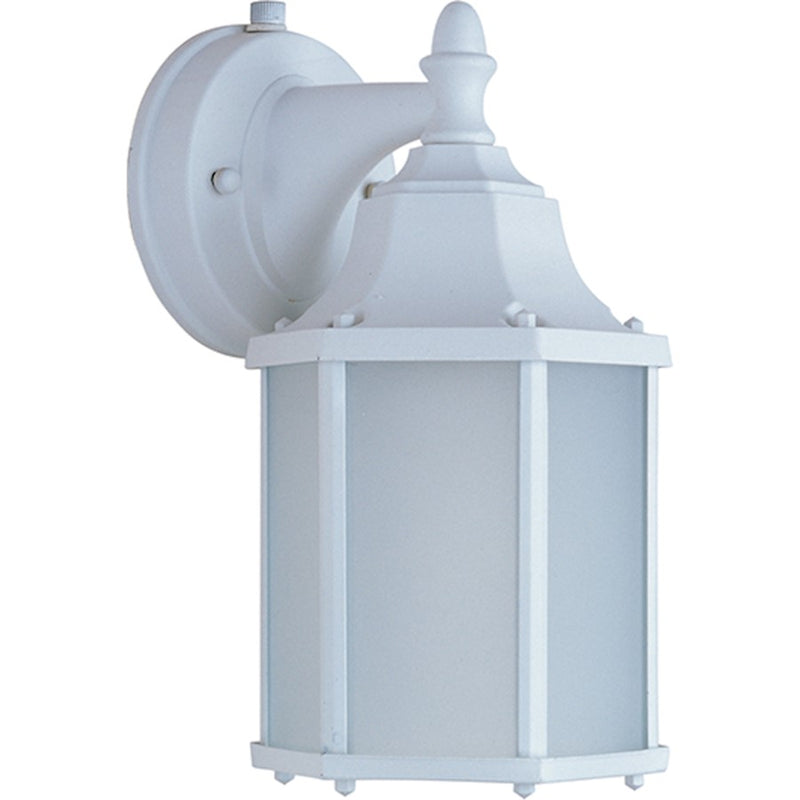 Maxim Side Door LED 1-Light Outdoor Wall Light Mount, White