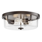 Maxim Lighting Fuller 3Lt 5.5" Flush Mount, Oil Rubbed Bronze/Clear - 5693CLOI