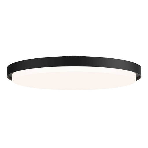 Maxim Lighting Float 1 Light 16" LED Flush Mount, Black - 57316BK