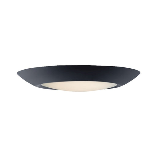 Maxim Lighting Diverse 1 Light 6" LED Flush Mount 3000K, Black/White