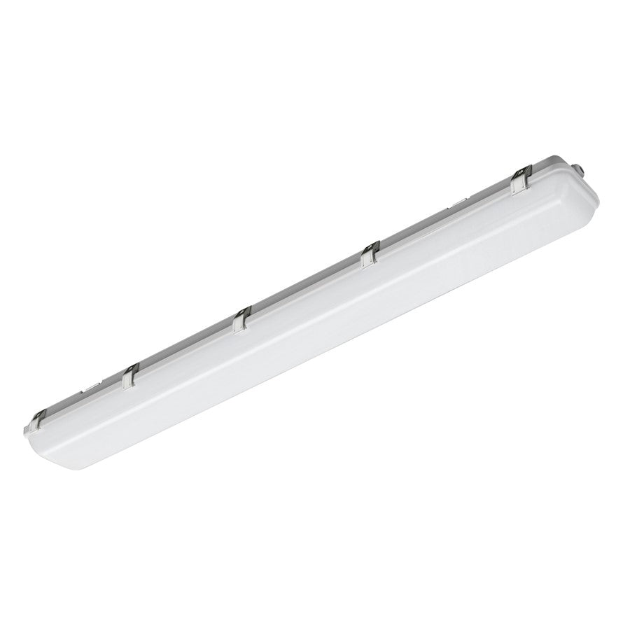 Maxim Vaportight 1Lt 52" Utility Items/Motion Sensor, Wht/Grey - 57535WTDG/MSP