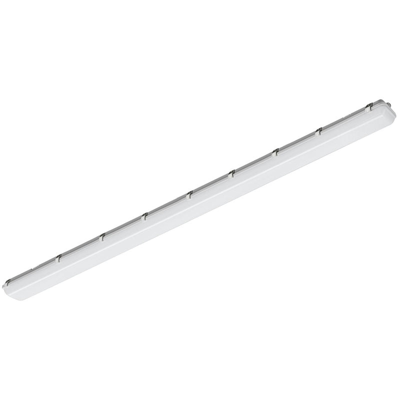 Maxim Vaportight 1Lt 99" Utility Items/Motion Sensor, Wht/Grey - 57538WTDG/MSP