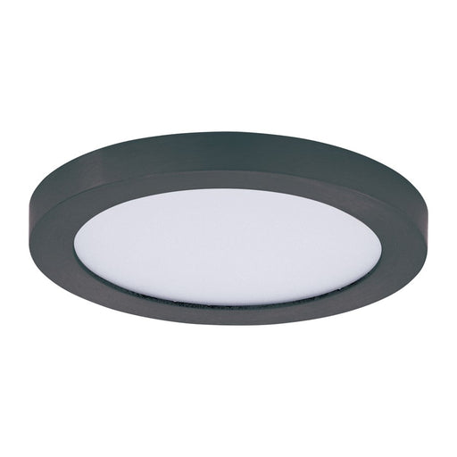 Maxim Lighting Chip 5" 12W RD LED Flush Mount, Black/White - 57590WTBK
