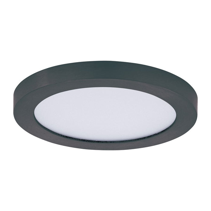 Maxim Lighting Chip 5" 12W RD LED Flush Mount, Black/White - 57590WTBK