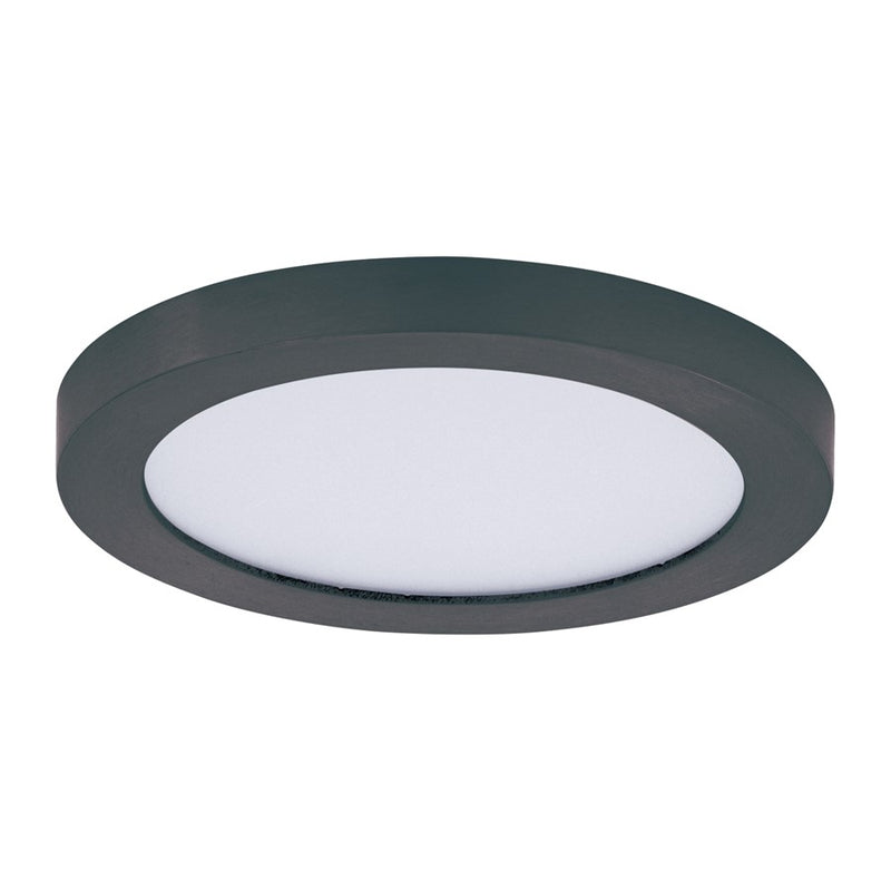 Maxim Lighting Chip 5" 12W RD LED Flush Mount, Black/White