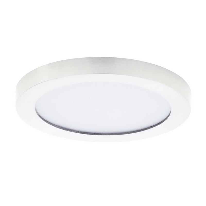 Maxim Lighting Chip 5" 12W RD LED Flush Mount, White/White
