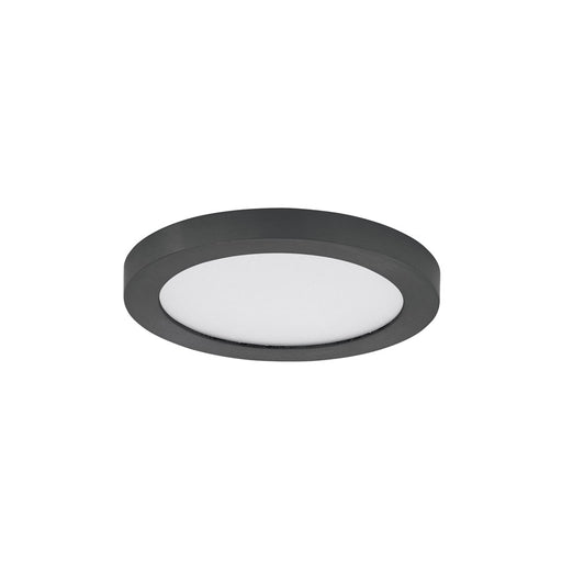 Maxim Lighting Chip 5" 12W RD LED Flush Mount - 5CCT, Black/White - 57591WTBK