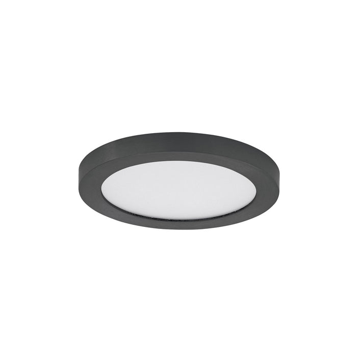 Maxim Lighting Chip 5" 12W RD LED Flush Mount - 5CCT, Black/White - 57591WTBK