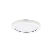 Maxim Lighting Chip 1Lt 5" 12W RD LED Flush Mount/5CCT, White/White - 57591WTWT