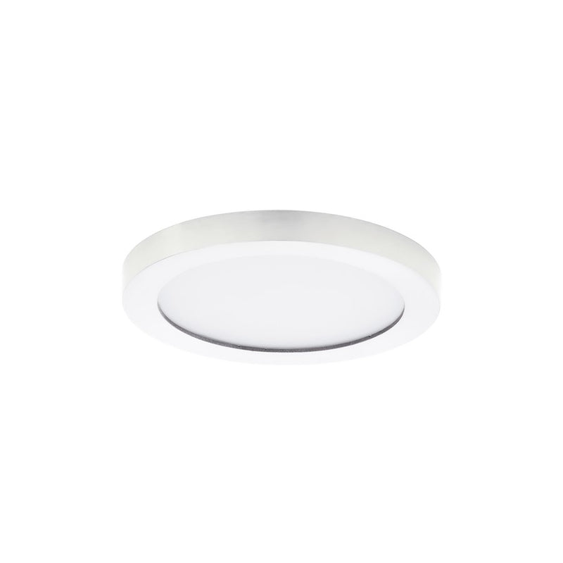 Maxim Lighting Chip 1Lt 5" 12W RD LED Flush Mount/5CCT, White/White