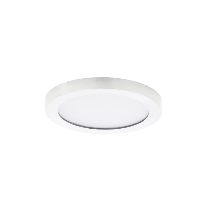 Maxim Lighting Chip 1Lt 5" 12W RD LED Flush Mount/5CCT, White/White - 57591WTWT