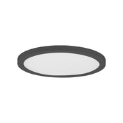 Maxim Lighting Chip 1 Lt 7" 15W RD LED Flush Mount/5CCT, Black/White - 57593WTBK