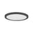 Maxim Lighting Chip 1 Lt 7" 15W RD LED Flush Mount/5CCT, Black/White - 57593WTBK