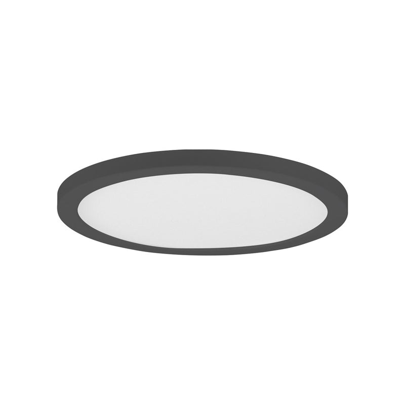 Maxim Lighting Chip 1 Lt 7" 15W RD LED Flush Mount/5CCT, Black/White
