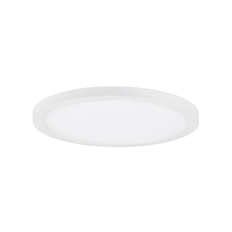 Maxim Lighting Chip 1 Lt 7" 15W RD LED Flush Mount/5CCT, White/White