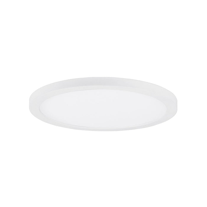 Maxim Lighting Chip 1 Lt 7" 15W RD LED Flush Mount/5CCT, White/White - 57593WTWT