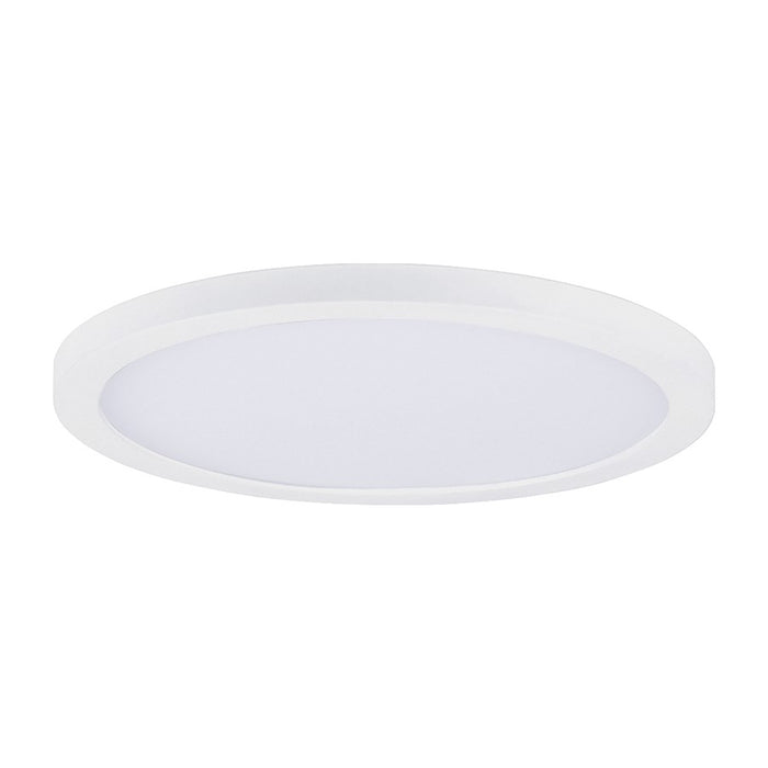 Maxim Lighting Chip 9" 18W RD LED Flush Mount 3000K, White/White - 57594WTWT